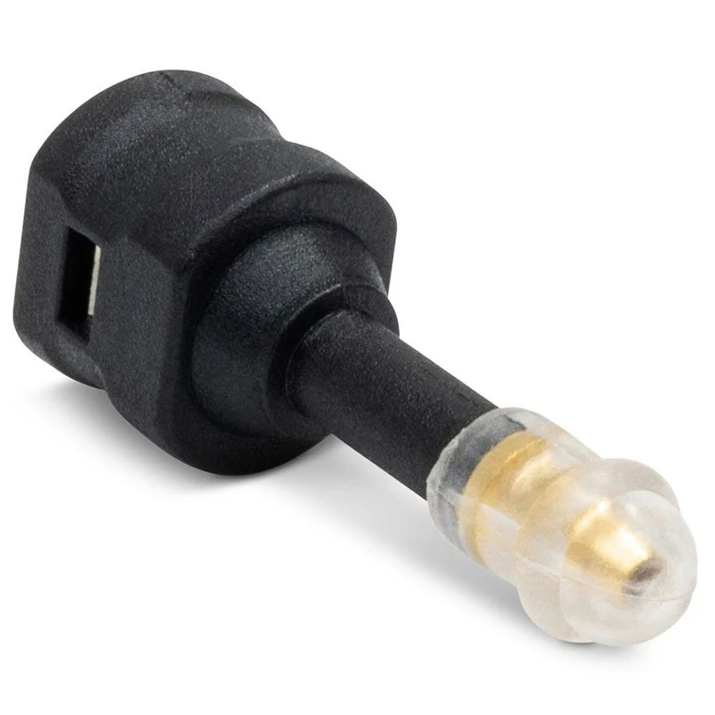 Hosa GOP490 Fiber Optic Adapter Toslink to Mini-Toslink