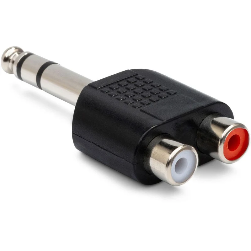 Hosa GPR484 Adapter Dual RCA to 1/4 in TRS