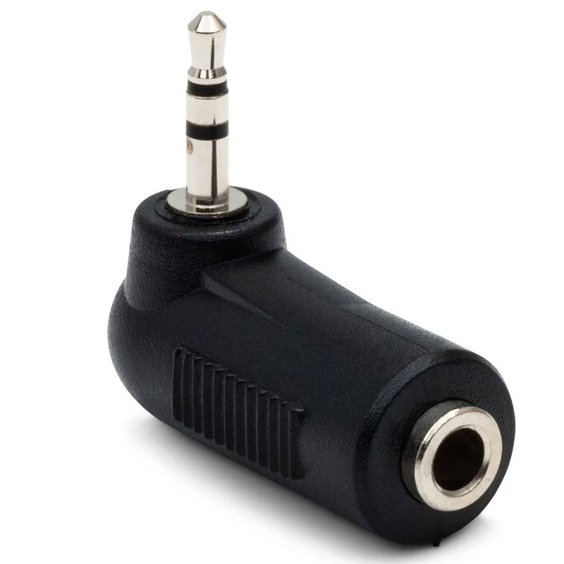Hosa GMP467 Right-Angle Adapter 3.5 mm TRS to 2.5 mm TRS