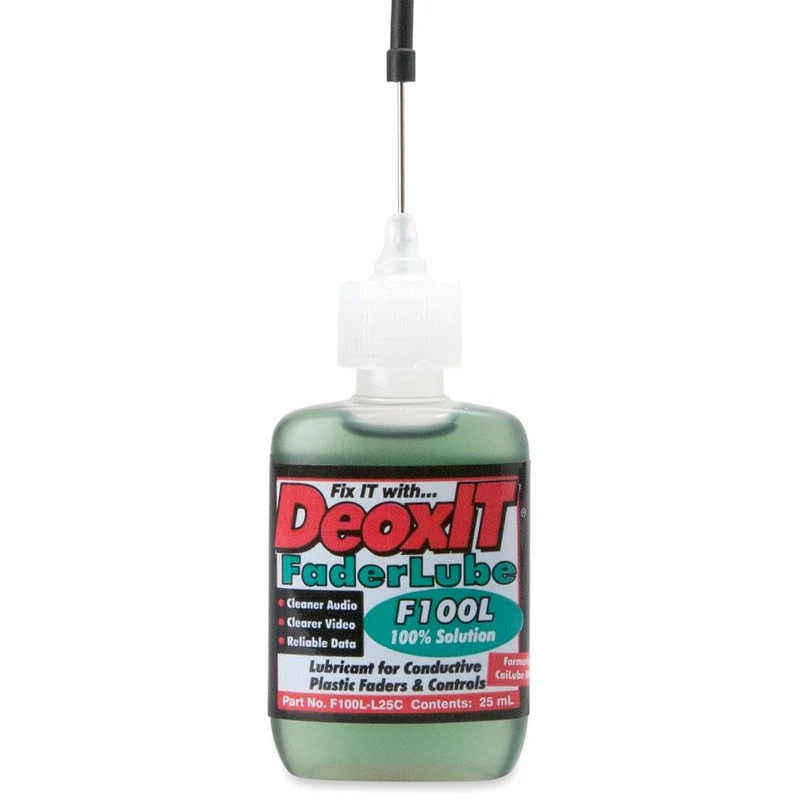Hosa F100LL25C CAIG DeoxIT FaderLube 100% Dropper (25ml)