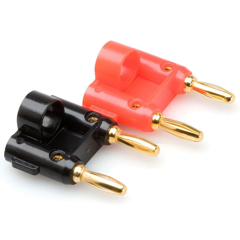 Hosa BNA100 Connector Dual Banana (2-Pack)