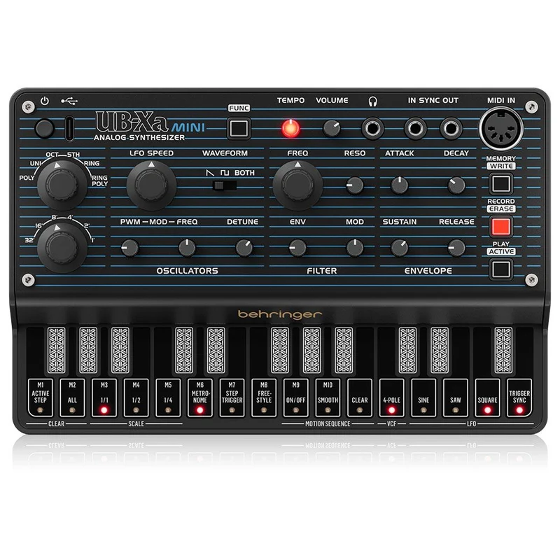 Behringer UB-Xa Mini Analog Polyphonic Synthesizer w/ 3 VCOs & 16-Step Sequencer