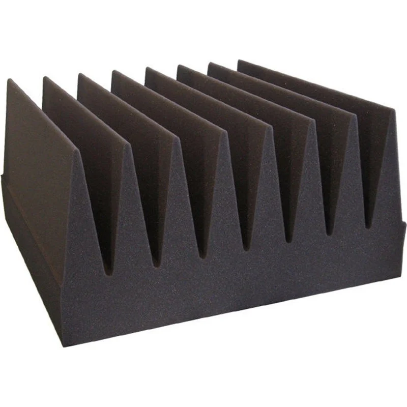 Wave Panels Bass Trap (2 x Pieces) - Acoustic Foam (Charcoal)