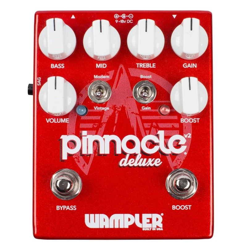 Wampler Pinnacle Deluxe Brown Sound British Distortion Pedal w/ Boost