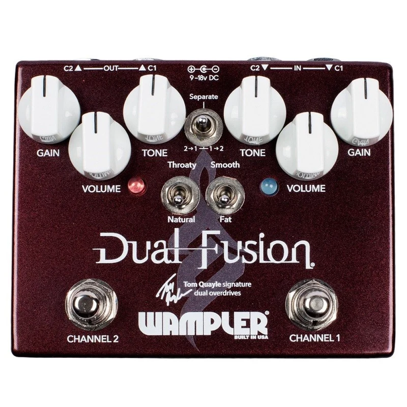 Wampler Dual Fusion Tom Quayle Signature Overdrive Dual Pedal