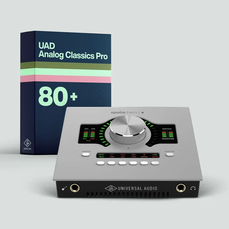 Universal Audio Apollo Twin X Duo Gen 2 TB3 Audio Interface w/ Analog Classics Pro Bundle