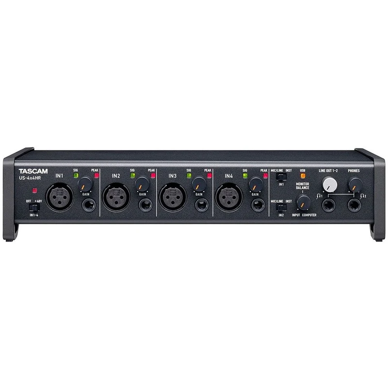 Tascam US-4x4HR USB-C Interface for Mac, Windows & iOS