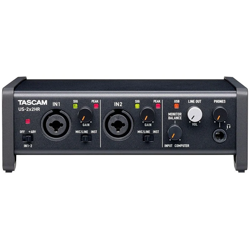 Tascam US-2x2HR USB-C Interface for Mac, Windows & iOS