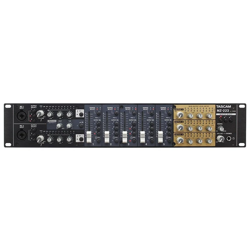 Tascam MZ223 Audio Zone Mixer w/ 3 Zone Outputs