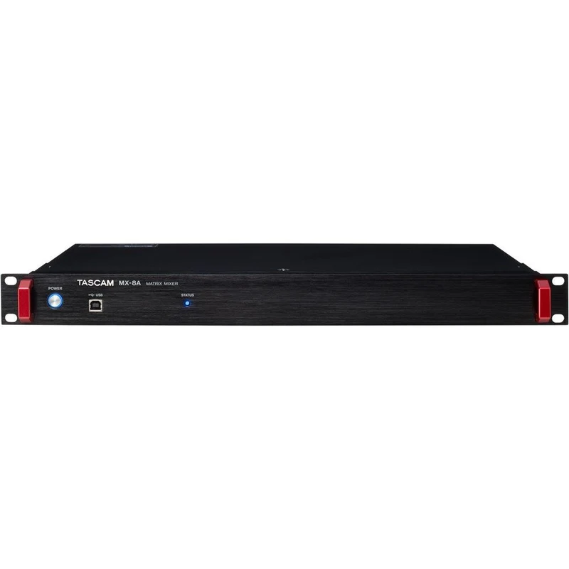 Tascam MX8A 8-In/8-Out Matrix Mixer w/ Built-In DSP for Small/Mid-Scale Audio Installs