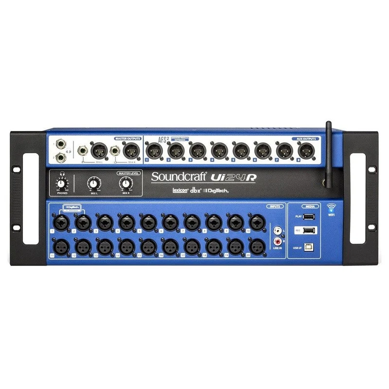 Soundcraft Ui24R 24-CH Digital Mixer USB Multi-Track Recorder w/ Wireless Control