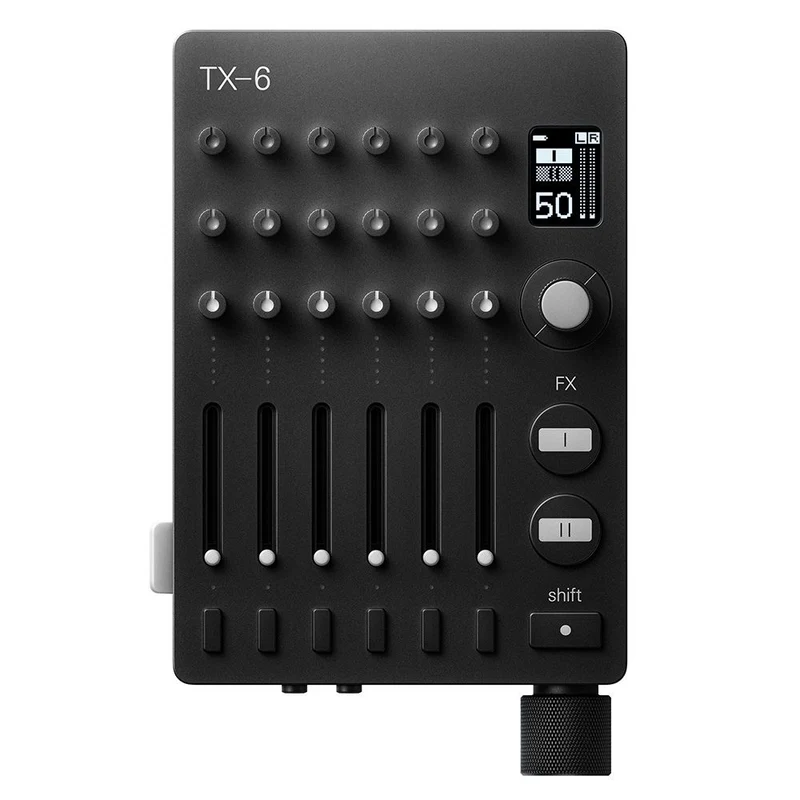 Teenage Engineering TX6 Ultra Portable Pro Mixer & Audio Interface (Black)