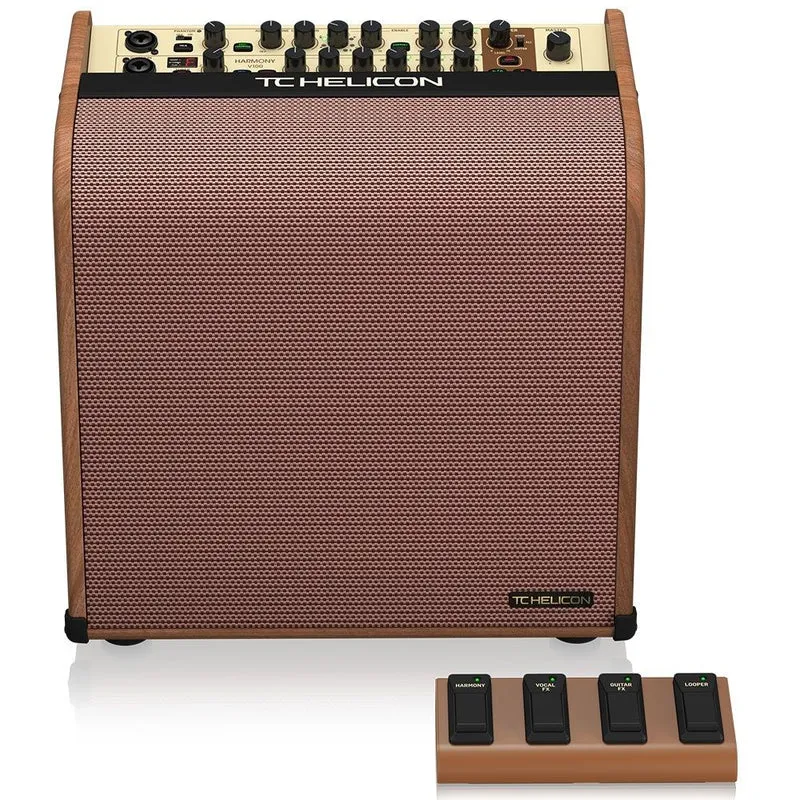 TC Helicon Harmony V100 100 Watt 2-Channel Acoustic Amplifier w/ Vocal Processing