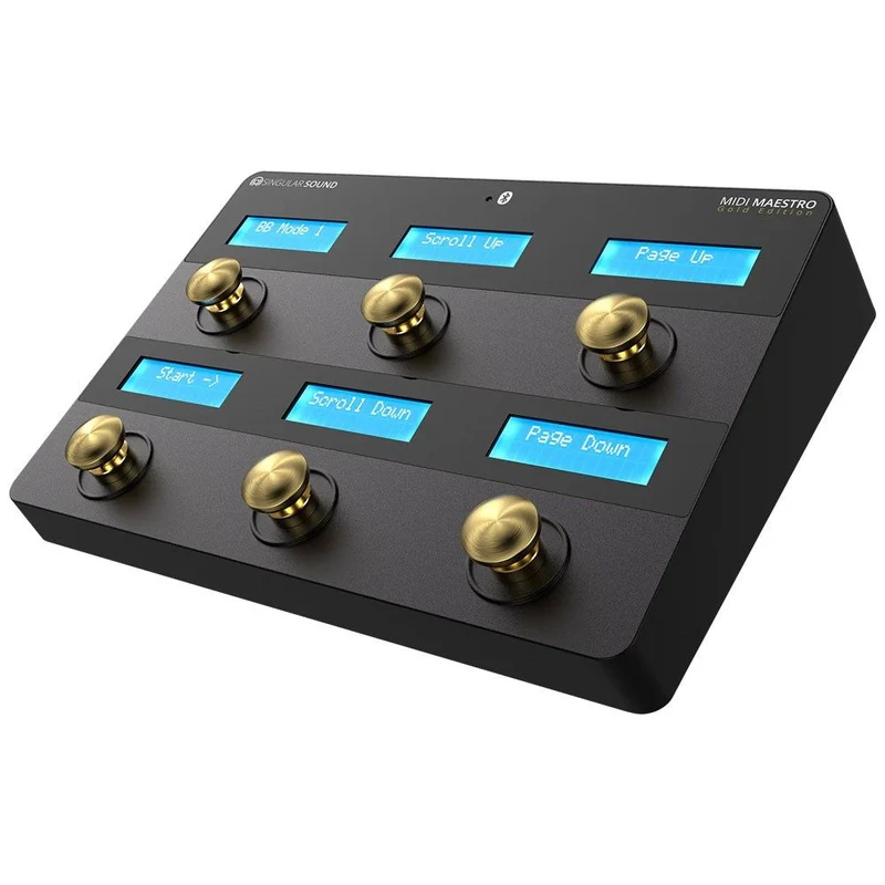 Singular Sound MIDI Maestro - Midi Foot Controller Special Edition (Gold)