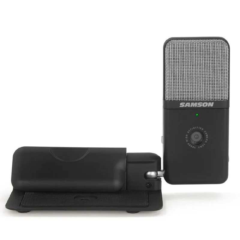 Samson Go Mic Video Portable USB Microphone w/ HD Webcam