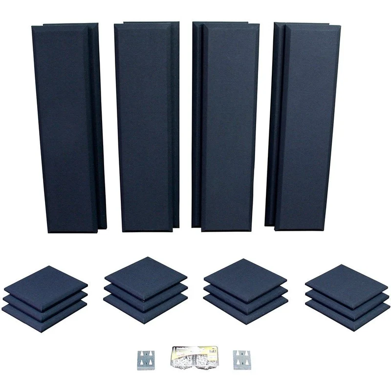Primacoustic London 10 Room Kit 20-Pack-12 Scatter Blocks 8 Control Columns (Black)