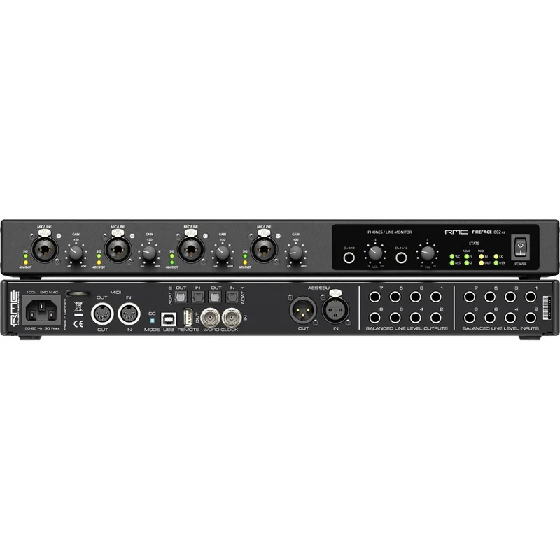 RME Fireface 802 FS 60-Channel USB Audio Interface (Anniversary Edition)