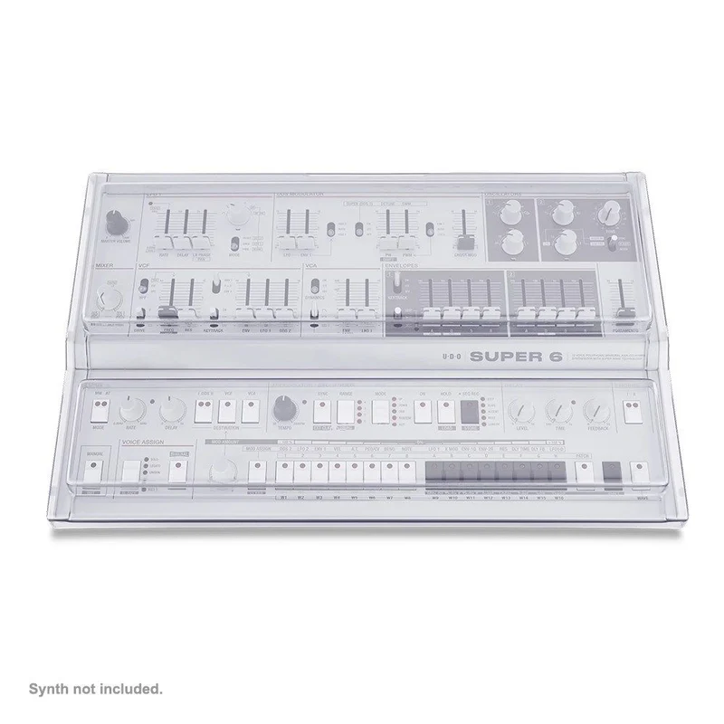 Decksaver UDO Audio SUPER 6 Desktop Synth Cover