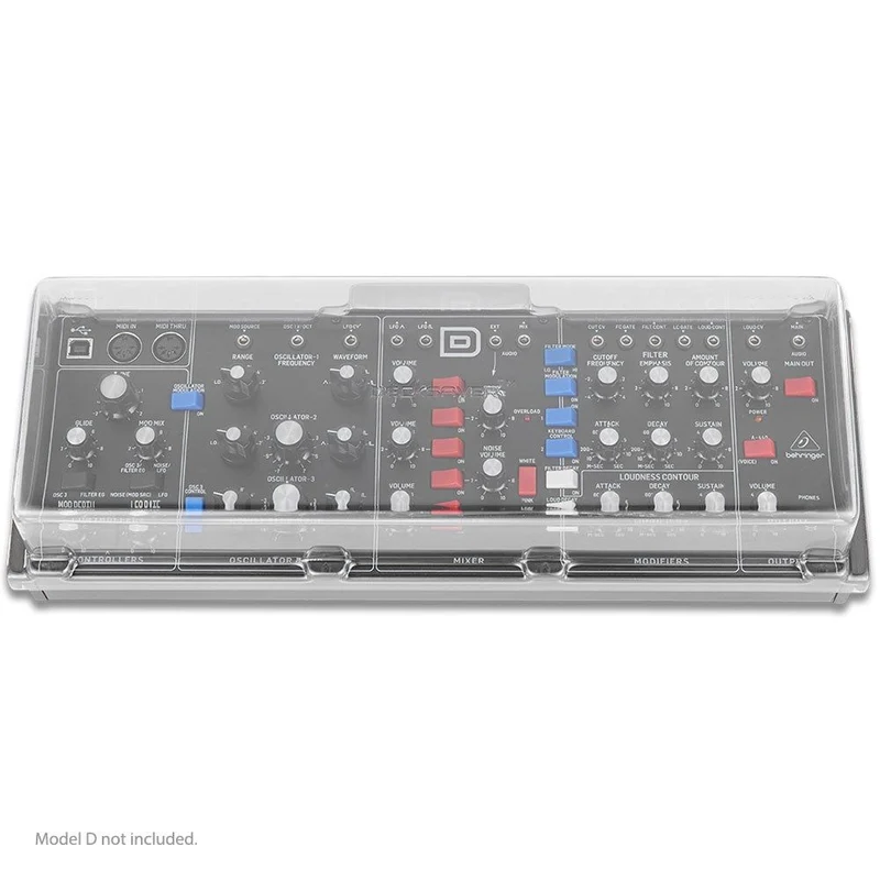 Decksaver Behringer Model D, Wasp Deluxe & CAT Synthesiser Soft-Fit Cover