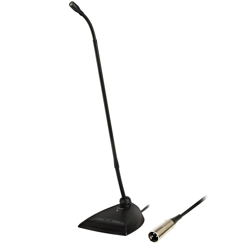 Shure MX418DS 460mm Supercardiod Gooseneck Condenser Mic w/ Desk Stand