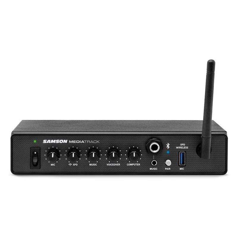 Samson MediaTrack 4-Channel Half-Rack Mixer & USB Interface w/ Bluetooth