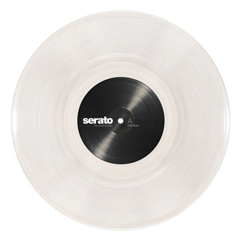 Serato 10" Standard Colour Control Vinyl PAIR (Clear)