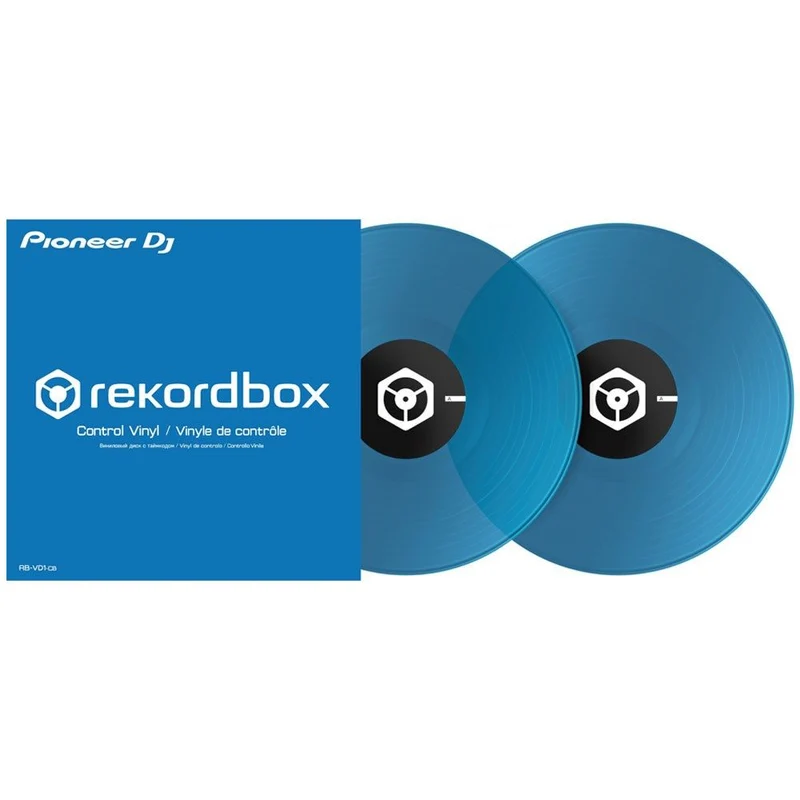 Pioneer RBVD1 Rekordbox DVS Control Vinyl - Clear Blue (Pair)