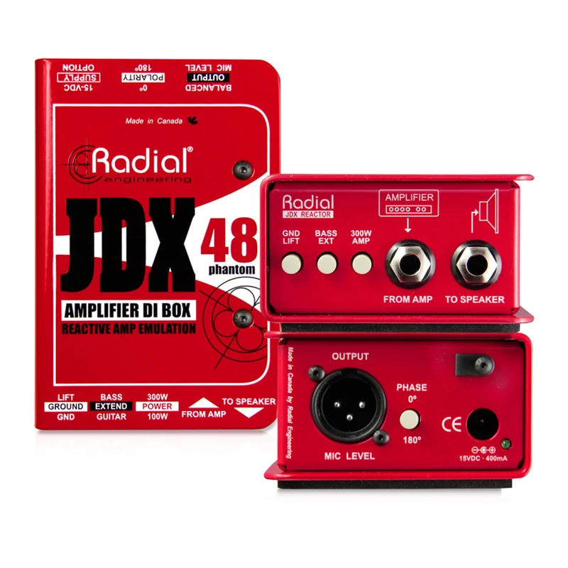 Radial JDX 48 Guitar Amplifier Active DI Box