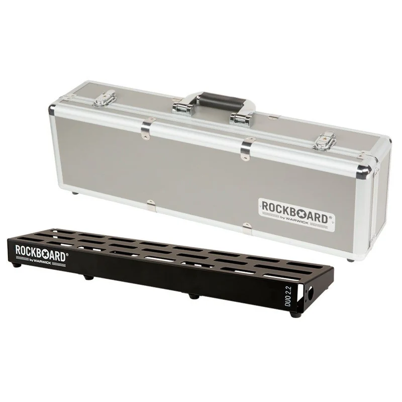 RockBoard DUO 2.2 Pedalboard w/ Flight Case