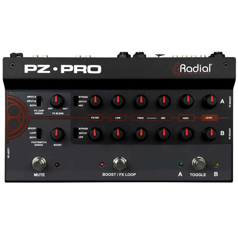 Radial Tonebone PZ-Pro 2-Channel Acoustic Preamp Pedal