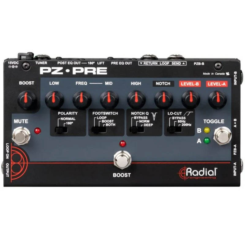 Radial Tonebone PZ-Pre Acoustic Preamp Pedal
