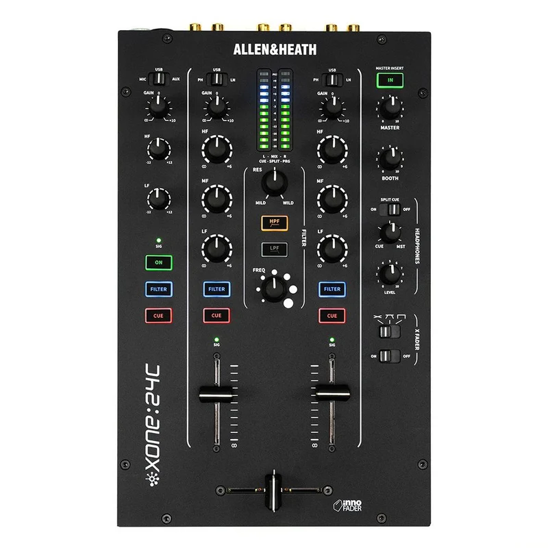 Allen & Heath Xone:24C 2+1 Channel Compact Analogue DJ Mixer w/ USB Interface
