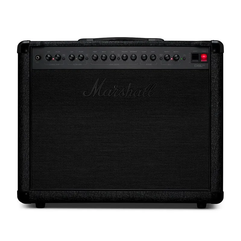 Marshall DSL40CRB 1x12" Valve Guitar Combo Amp 40w/20w (Stealth Black)