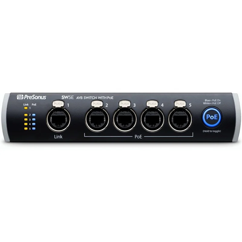 PreSonus SW5E 5-Port AVB Switch w/ PoE