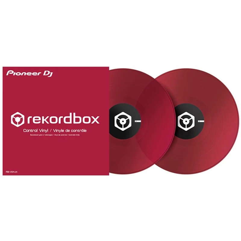 Pioneer RBVD1 Rekordbox DVS Control Vinyl - Clear Red (Pair)
