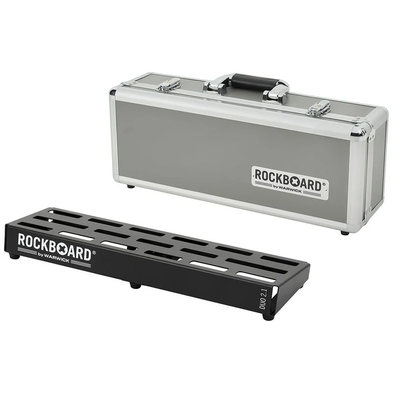 RockBoard DUO 2.1 Pedalboard w/ Flight Case