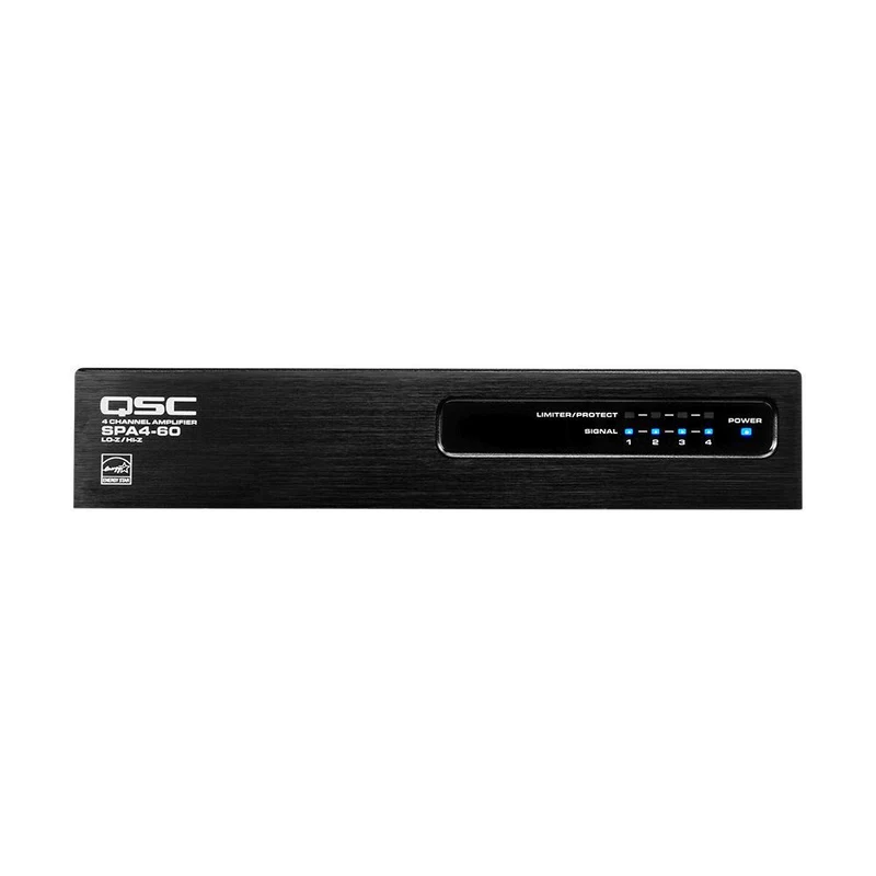 QSC QA SPA4-60 4X60w Convention Cooled Power Amplifier