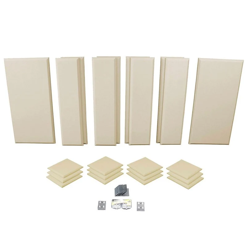 Primacoustic London 12 Kit- 12x Scatter Blocks 8x Columns 2 x Broadband Panels (Beige)