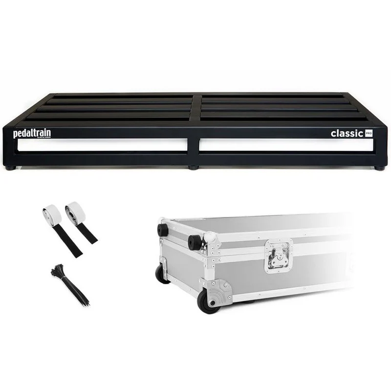 Pedaltrain PT-CLP-TCW Classic PRO Pedalboard with Wheeled Tour Case