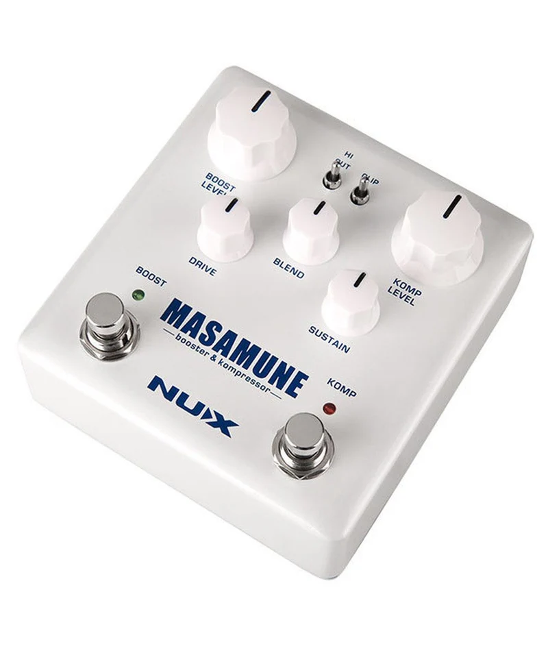 NUX Masamune Boost and Compressor Guitar Effects Pedal