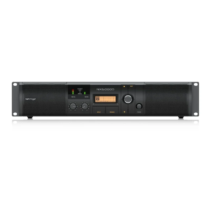 Behringer NX6000 Ultra Lightweight 6000W Class-D Power Amplifier w/ DSP Control