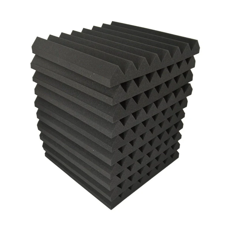 AVE ISO Wave Acoustic Foam Panel 10-Pack (Charcoal)