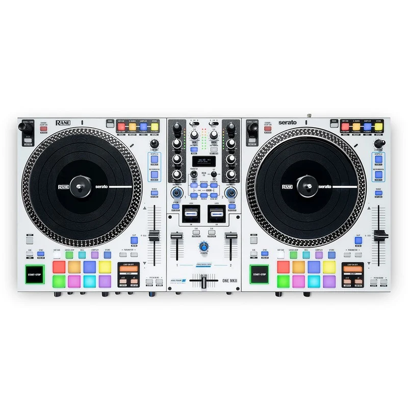 Rane One MKII 2-Ch Motorized DJ Controller w/ Stem Control & Internal FX Suite (White)