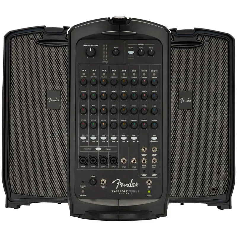 Fender Passport Venue S2 - 10 Channel Portable PA System w/ Bluetooth (600 Watts)