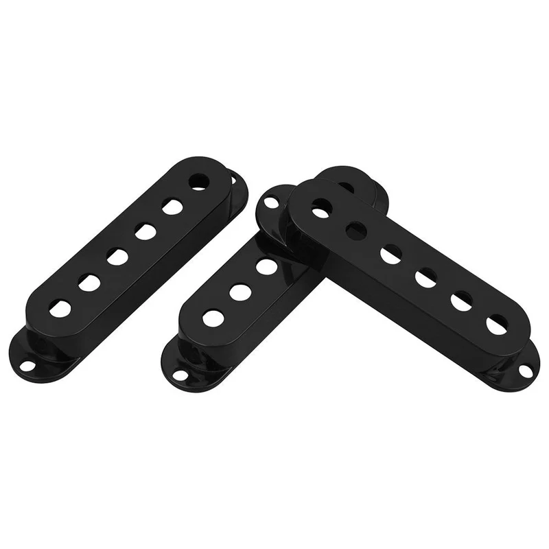 Dimarzio DM20B Single Pickup Cover for Strat Pickups (Black)