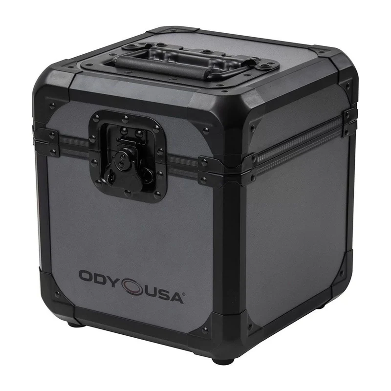 Odyssey Krom 7" Record Case Holds 60 7" Records Black and Grey
