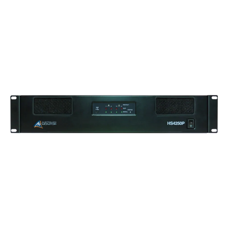 Australian Monitor HSP4250P Quad Channel 250 Watt Power Amplifier with DSP