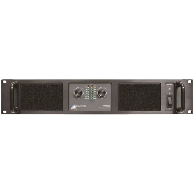 Australian Monitor AMB600 Power Amplifier 2 x 300w 4ohms 200w 8ohms 240VAC 2RU