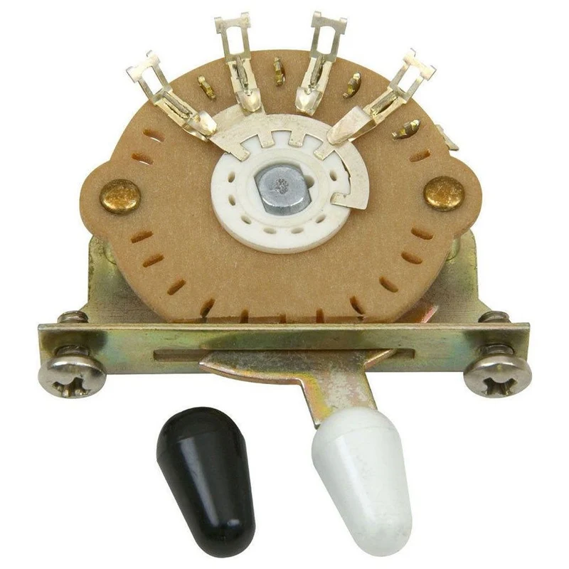 DiMarzio Open Style Five Way Switch inc. Black and White Knobs