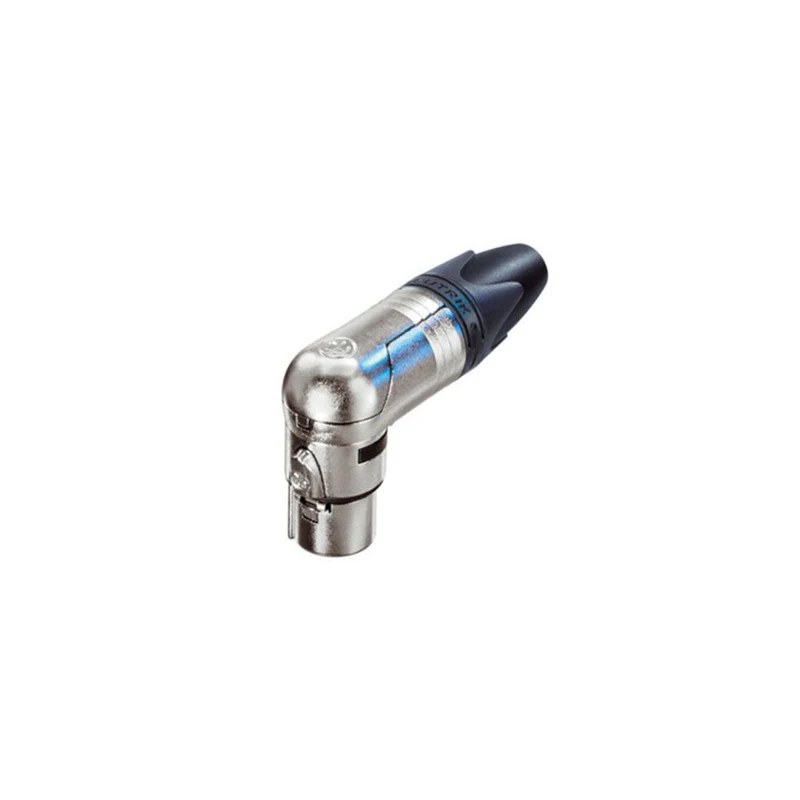 Neutrik NC3FRX 3-Pole Right- Angle Cable Connector w/ Nickel Housing